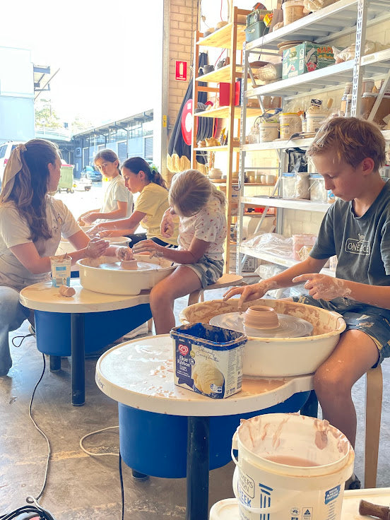 Spring Holidays Teens Wheel Throwing Workshop