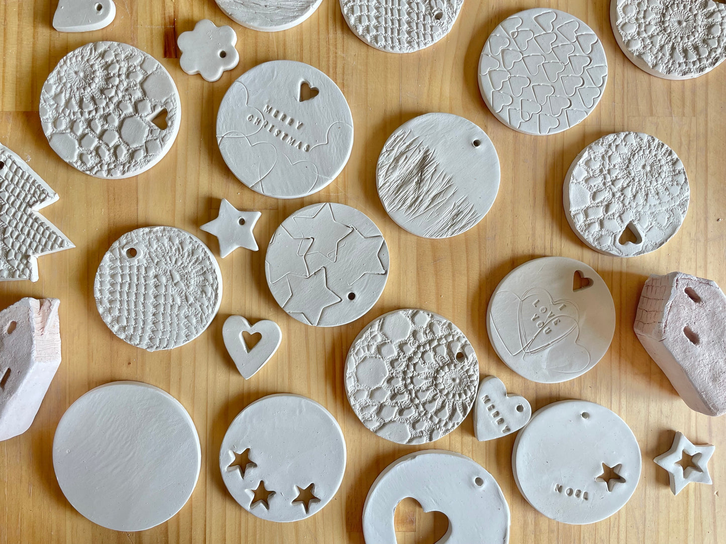 Christmas Clay Ornaments Workshop - All Ages